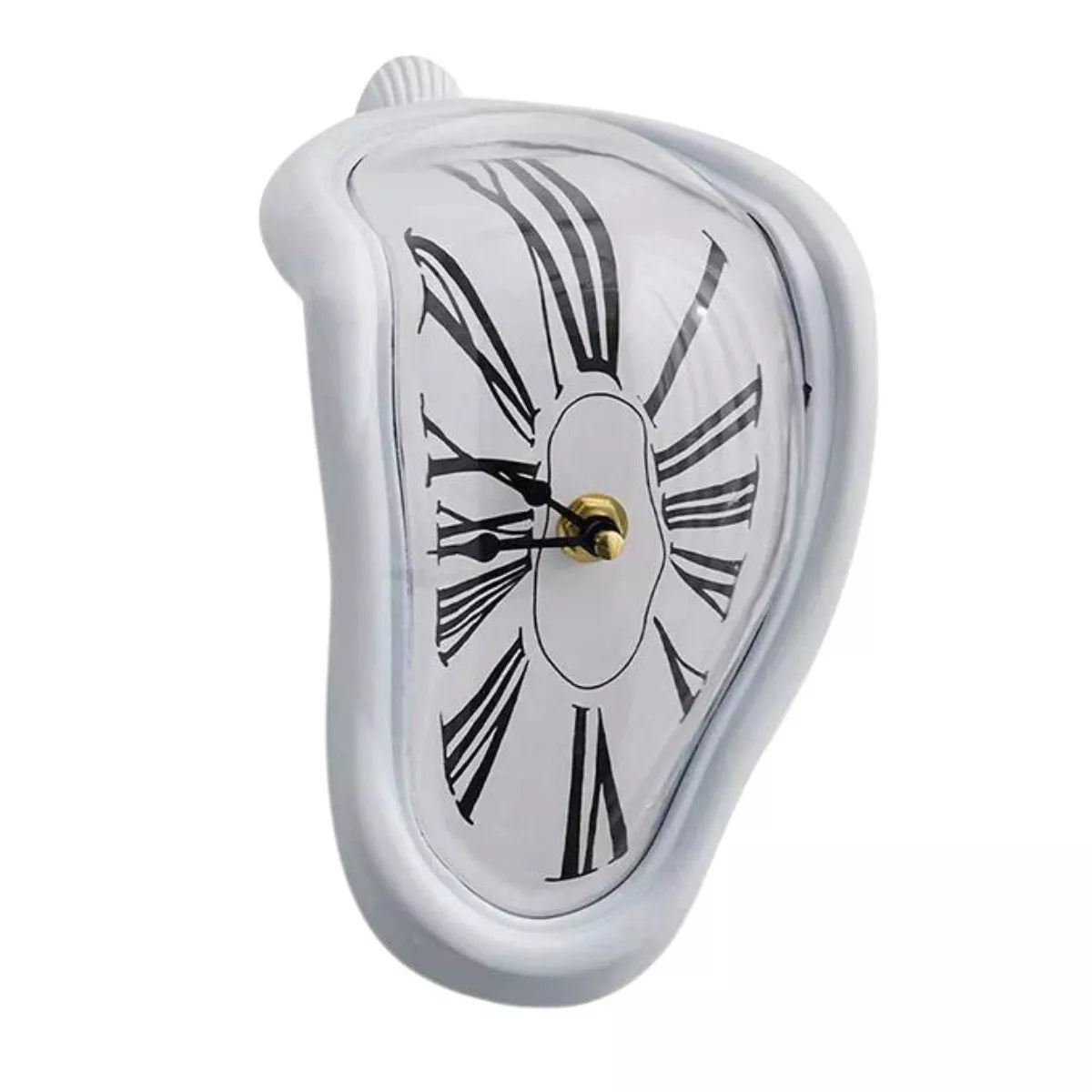 Maison Products Melting Clock, Salvador Dali Watch Melted Clock for Decorative Home Office Shelf Desk Table Funny Creative Gift