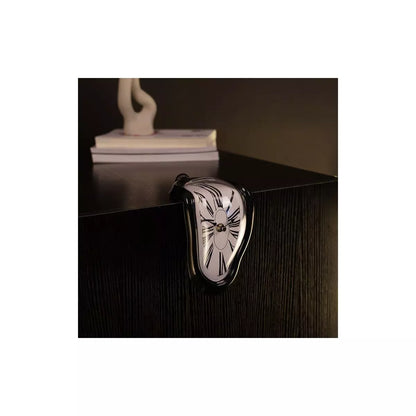 Maison Products Melting Clock, Salvador Dali Watch Melted Clock for Decorative Home Office Shelf Desk Table Funny Creative Gift