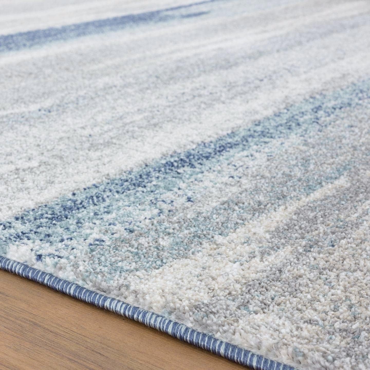 Tower Hill Abstract Blue 9X12 Area Rug