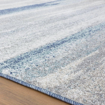 Tower Hill Abstract Blue 9X12 Area Rug