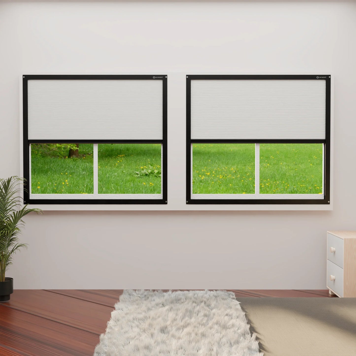 Non-Drill Blackout Shades