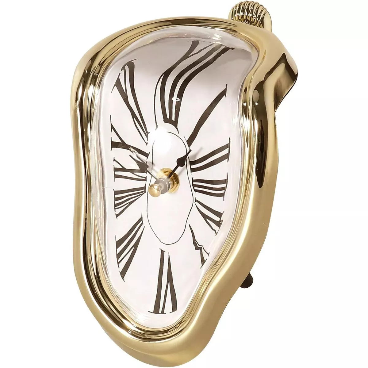 Maison Products Melting Clock, Salvador Dali Watch Melted Clock for Decorative Home Office Shelf Desk Table Funny Creative Gift