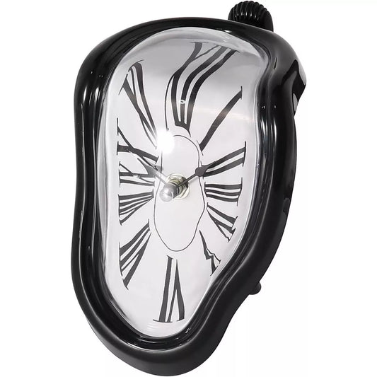 Maison Products Melting Clock, Salvador Dali Watch Melted Clock for Decorative Home Office Shelf Desk Table Funny Creative Gift