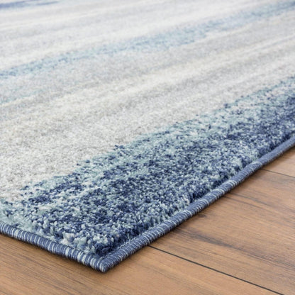 Tower Hill Abstract Blue 9X12 Area Rug